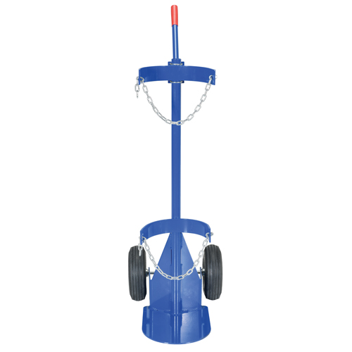 Chariot pour bouteille de gaz, Roues Pneumatique, Base de 12" la x 15-1/2" lo, 500 lb Air Extreme Inc.