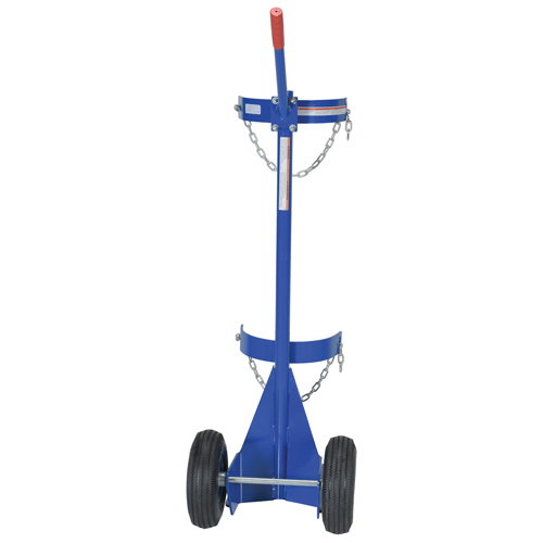 Chariot pour bouteille de gaz, Roues Pneumatique, Base de 12" la x 15-1/2" lo, 500 lb Air Extreme Inc.