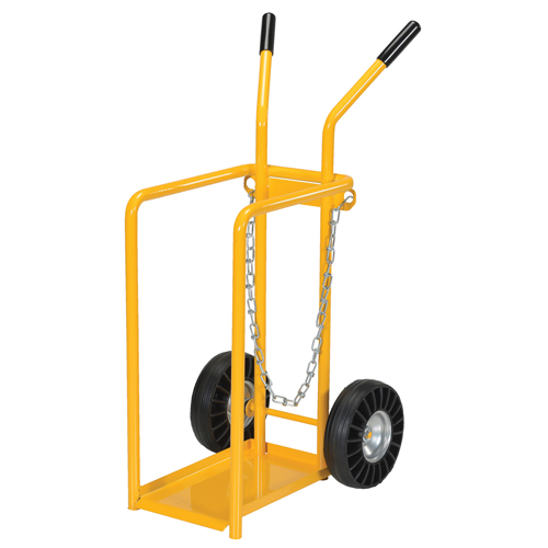 Chariot pour bouteille de gaz, Roues Caoutchouc moul&eacute;, Base de 9-13/16" la x 16" lo, 150 lb Air Extreme Inc.