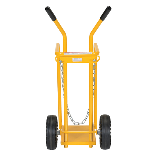 Chariot pour bouteille de gaz, Roues Caoutchouc moul&eacute;, Base de 9-13/16" la x 16" lo, 150 lb Air Extreme Inc.