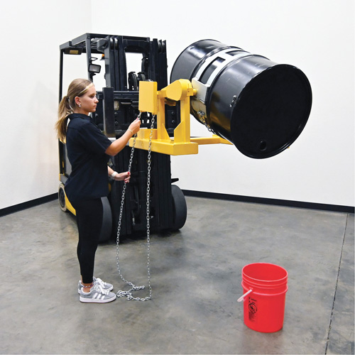 Fork Mounted Drum Carrier, For 55 US Gal. (45.8 Imperial Gal.) Air Extreme Inc.