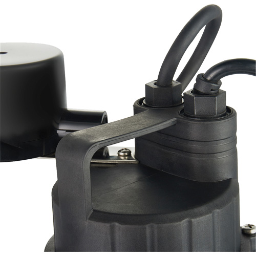 Thermoplastic Submersible Sump Pump, 2560 GPH, 115 V, 4.6 A, 1/3 HP Air Extreme Inc.