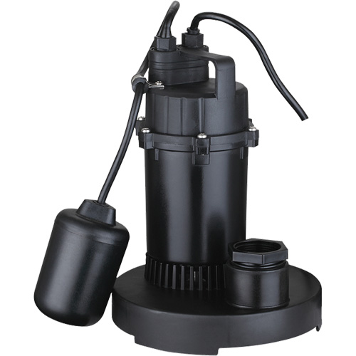Thermoplastic Submersible Sump Pump, 2560 GPH, 115 V, 4.6 A, 1/3 HP Air Extreme Inc.