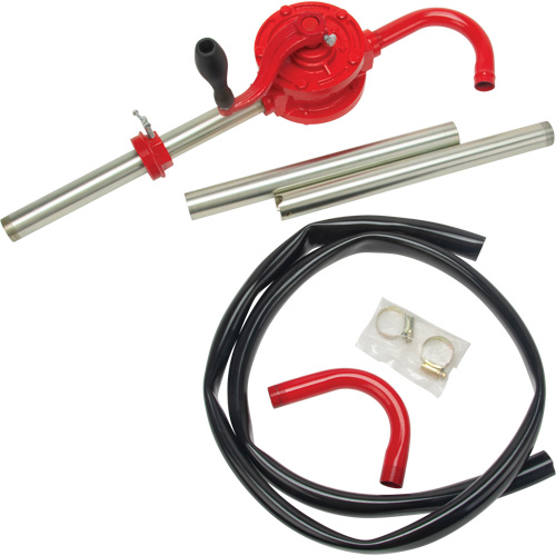 Pompe rotative pour baril, Fonte/Acier, Pour capacit&eacute; 30-55 gal., 8 oz/course Air Extreme Inc.