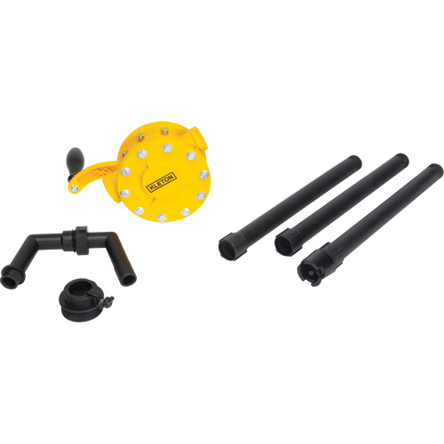 Pompe rotative pour baril, Polypropyl&egrave;ne, Pour capacit&eacute; 15 - 55 gal. US, 8 oz/course Air Extreme Inc.