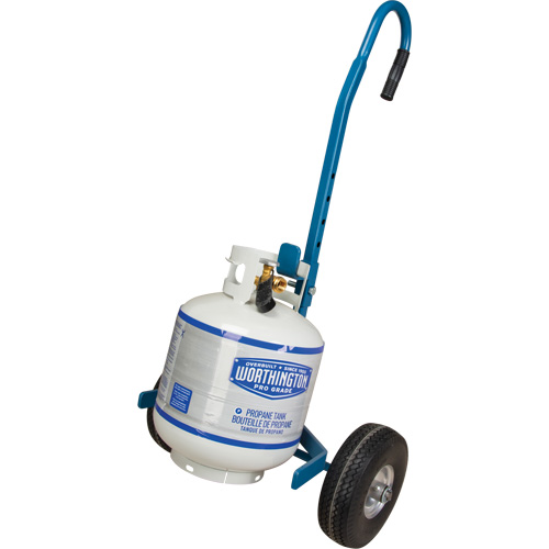 Chariot &agrave; cylindres, Roues Anticrevaison, Base de 15-1/2" W x 14-1/4" L, 600 lb Air Extreme Inc.