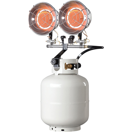 Double Tank-Top Heater, Radiant Heat, Propane, 30000 BTU/H Air Extreme Inc.