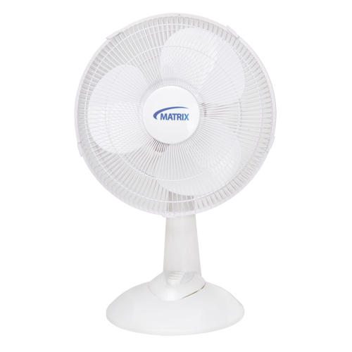 Ventilateur oscillant &agrave; boutons-poussoirs pour bureau, Diam&egrave;tre 12", 3 vitesses Air Extreme Inc.