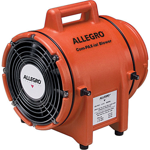 8" Plastic COM-PAX-IAL Blowers, 1/3 HP, 831 CFM Air Extreme Inc.