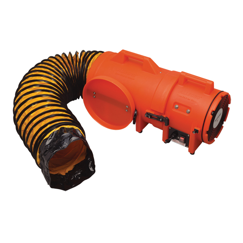 ALLEGRO INDUSTRIES 8" Plastic COM-PAX-IAL Blowers, 1/3 HP, 831 CFM Air Extreme Inc.