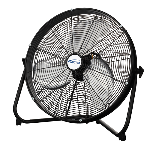 High Velocity Floor Fan, Commercial, 3 Speed, 20" Diameter Air Extreme Inc.