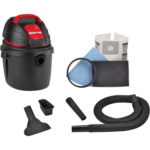 Aspirateur portable pour atelier, Secs-humides, 2,5 CV, 2,5 gal. US (9,5 litres) Air Extreme Inc.