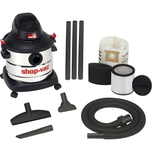 Aspirateur pour atelier, Secs-humides, 6 CV, 8 gal. US (30,3 litres) Air Extreme Inc.
