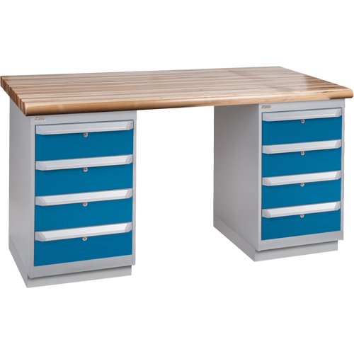 Heavy-Duty Workbench, Dual Drawers, 1500 lbs. Cap., 72" W x 36" D, 34" H Air Extreme Inc.