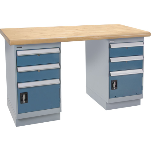 Heavy-Duty Workbench, Dual Drawers, 1500 lbs. Cap., 72" W x 36" D, 34" H Air Extreme Inc.