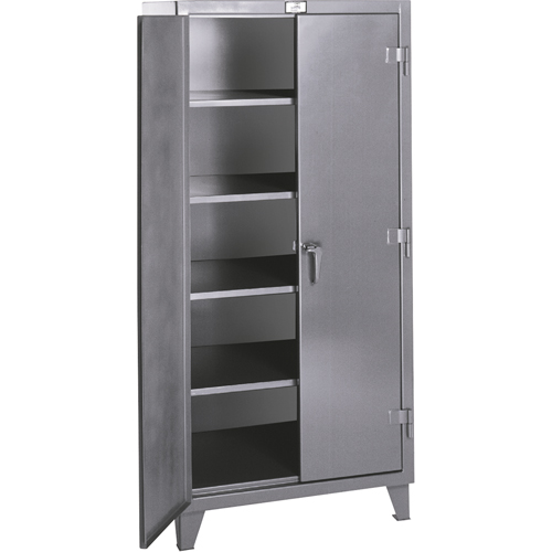 Armoires de rangement Rough & Tough, Acier, 4 Tablettes, 72" h x 60" la x 24" P, Gris Air Extreme Inc.
