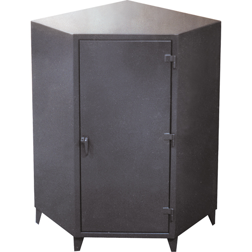 Armoires de coin, Acier, 4 Tablettes, 72" h x 48" la x 24" P, Gris Air Extreme Inc.
