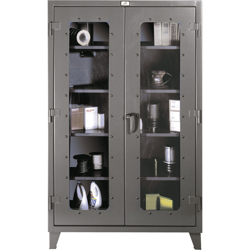 Clearview Cabinets, Steel, 4 Shelves, 60" H x 48" W x 24" D Air Extreme Inc.