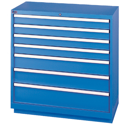 Armoires de rangement avec tiroirs, 7 tiroirs, 40-1/4" la x 22-1/2" p x 41-3/4" h, Bleu brillant Air Extreme Inc.