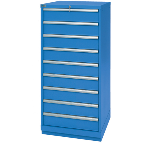 Armoires de rangement avec tiroirs, 9 tiroirs, 28-1/4" la x 28-1/2" p x 59-1/2" h, Bleu brillant Air Extreme Inc.