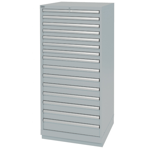 Armoires de rangement avec tiroirs, 15 tiroirs, 28-1/4" la x 28-1/2" p x 59-1/2" h, Gris Air Extreme Inc.