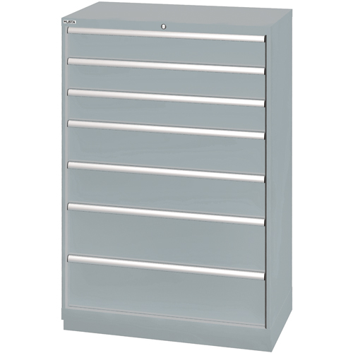 Armoires de rangement avec tiroirs, 7 tiroirs, 40-1/4" la x 22-1/2" p x 59-1/2" h, Gris Air Extreme Inc.
