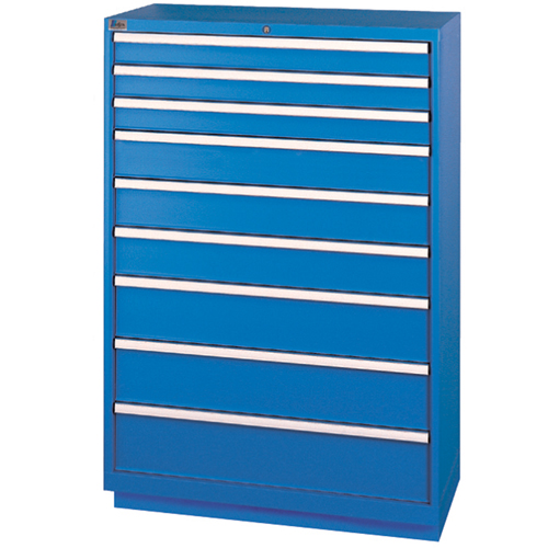 Armoires de rangement avec tiroirs, 9 tiroirs, 40-1/4" la x 22-1/2" p x 59-1/2" h, Bleu brillant Air Extreme Inc.