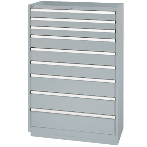 Armoires de rangement avec tiroirs, 9 tiroirs, 40-1/4" la x 22-1/2" p x 59-1/2" h, Gris Air Extreme Inc.