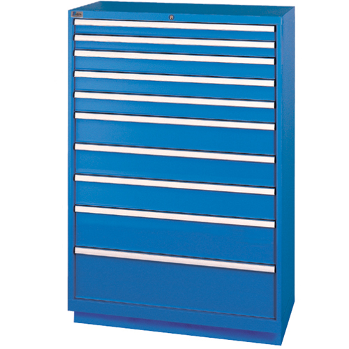 Armoires de rangement avec tiroirs, 10 tiroirs, 40-1/4" la x 22-1/2" p x 59-1/2" h, Bleu brillant Air Extreme Inc.