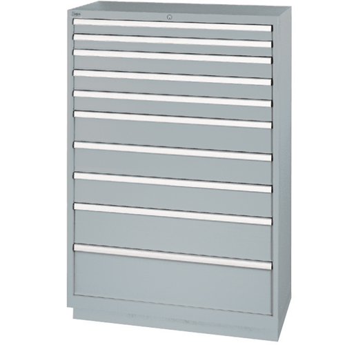 Armoires de rangement avec tiroirs, 10 tiroirs, 40-1/4" la x 22-1/2" p x 59-1/2" h, Gris Air Extreme Inc.