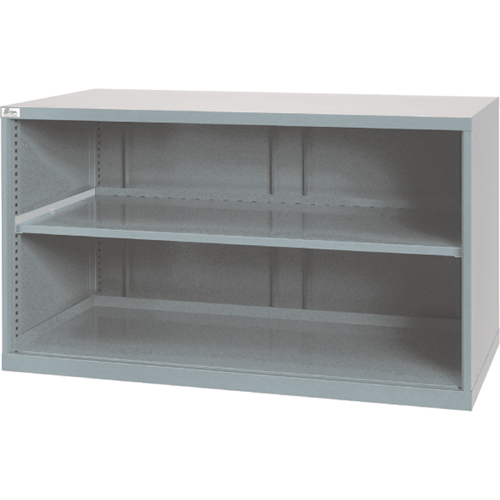 Shelf Cabinets, Steel, 33-1/2" H x 56-1/2" W x 28-1/2" D, Light Grey Air Extreme Inc.