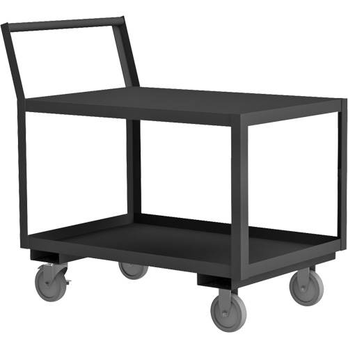Chariot de service avec surface surbaiss&eacute;e, 2 niveaux, 30-1/4" la x 63" p x 37-1/2" h, 1200 lb Cap Air Extreme Inc.