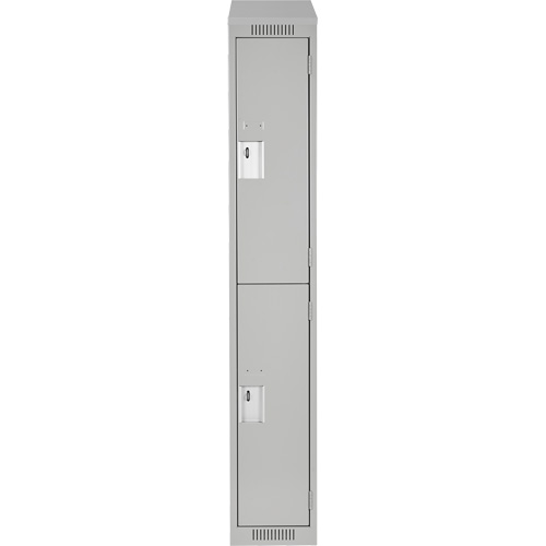 Casiers Clean Line, 2 niveaux, 12" x 18" x 78", Acier, Gris, Rivet (assembl&eacute;) Air Extreme Inc.