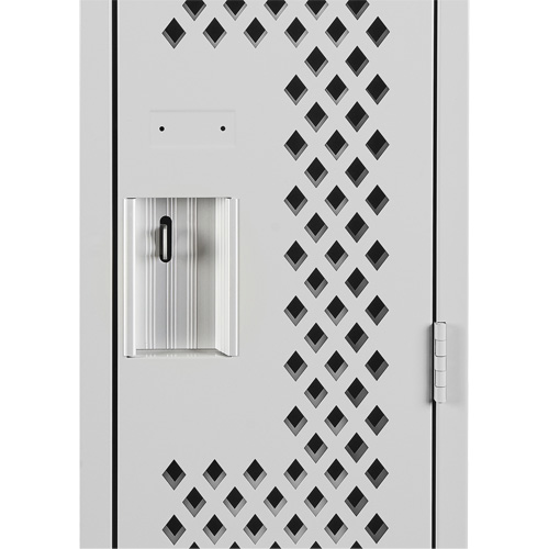 Clean Line Lockers, 12" x 12" x 72", Steel, Grey, Rivet (Assembled), Perforated Air Extreme Inc.
