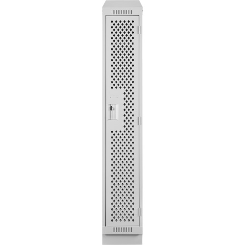 Casiers Clean Line, 12" x 15" x 82", Acier, Gris, Rivet (assembl&eacute;), Perfor&eacute; Air Extreme Inc.