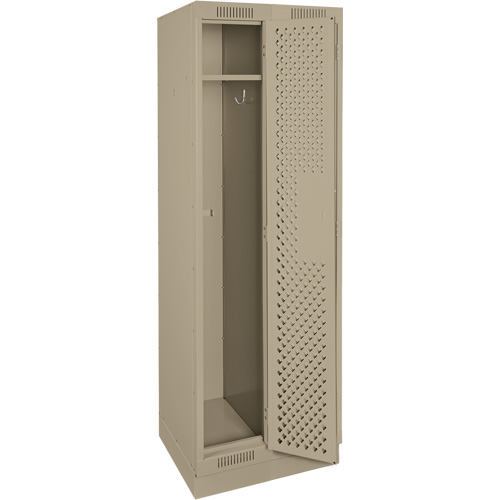 Casiers Clean Line, Bloc de 2, 24" x 15" x 76", Acier, Beige, Rivet (assembl&eacute;), Perfor&eacute; Air Extreme Inc.