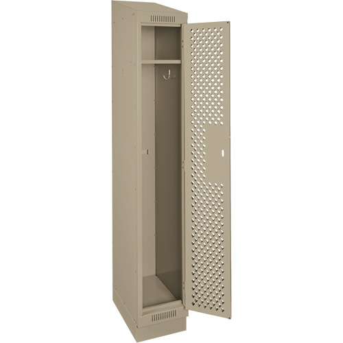 Casiers Clean Line, 12" x 15" x 82", Acier, Beige, Rivet (assembl&eacute;), Perfor&eacute; Air Extreme Inc.