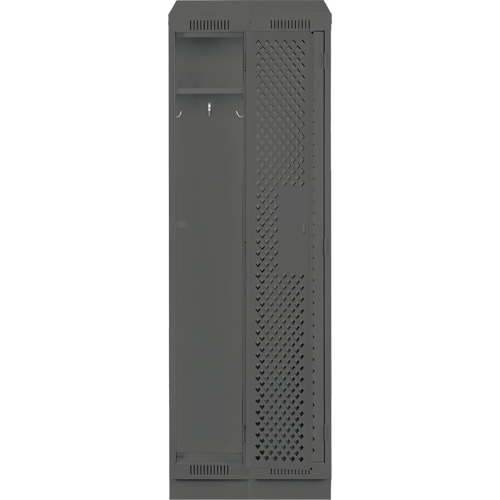 Casiers Clean Line, Bloc de 2, 24" x 18" x 82", Acier, Charbon, Rivet (assembl&eacute;), Perfor&eacute; Air Extreme Inc.