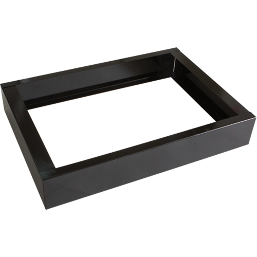 All-Welded Concorde - Heavy-Duty Lockers Recessed Base, 2 Banks, 4" H x 24" W x 17" D, Black, Steel Air Extreme Inc.