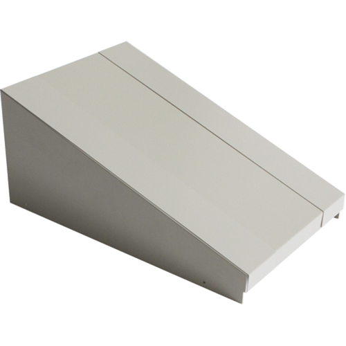 Dessus inclin&eacute; pour casiers robustes enti&egrave;rement soud&eacute; Concorde, Bloc de 1, 18" p x 12" la x 6" ha, Gris, Acier Air Extreme Inc.
