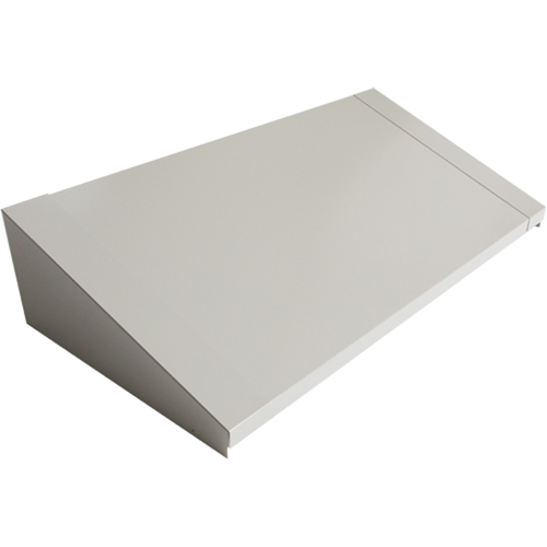 Dessus inclin&eacute; pour casiers robustes enti&egrave;rement soud&eacute; Concorde, Bloc de 3, 18" p x 36" la x 6" ha, Gris, Acier Air Extreme Inc.