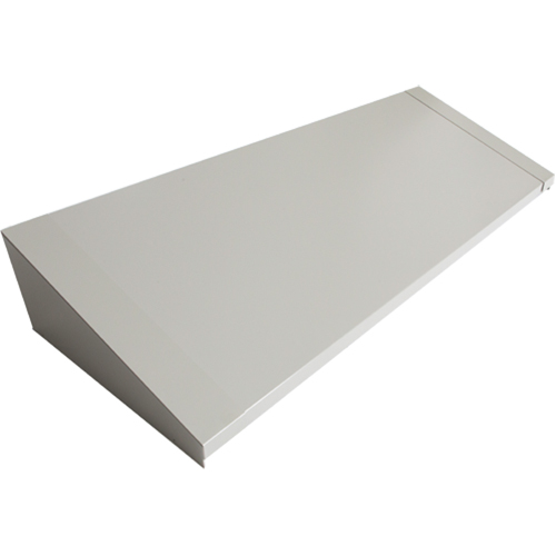 Dessus inclin&eacute; pour casiers robustes enti&egrave;rement soud&eacute; Concorde, Bloc de 4, 18" p x 48" la x 6" ha, Gris, Acier Air Extreme Inc.
