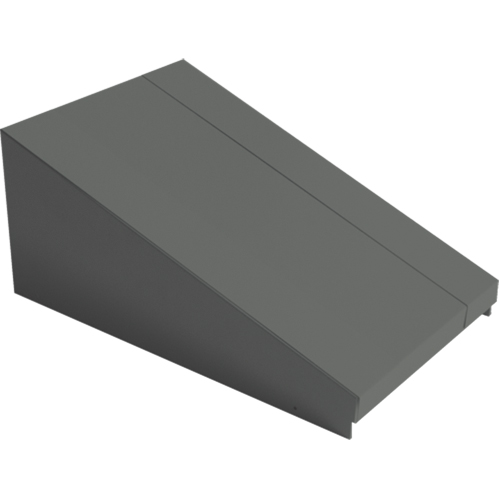 Dessus inclin&eacute; pour casiers robustes enti&egrave;rement soud&eacute; Concorde, Bloc de 1, 18" p x 12" la x 6" ha, Acier Air Extreme Inc.