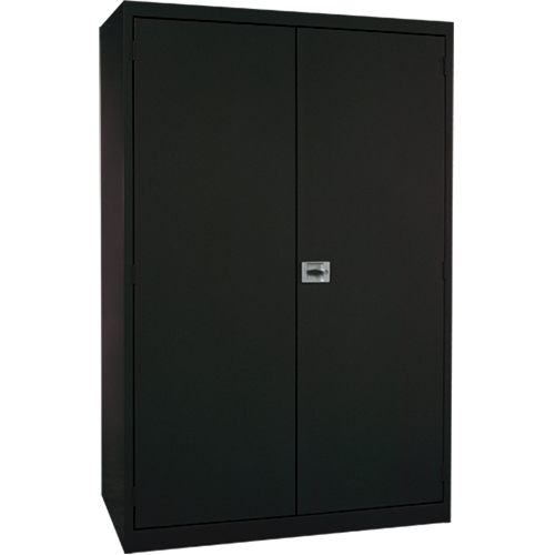 Deep Hi-Boy Storage Cabinet, Steel, 4 Shelves, 72" H x 36" W x 24" D, Black Air Extreme Inc.