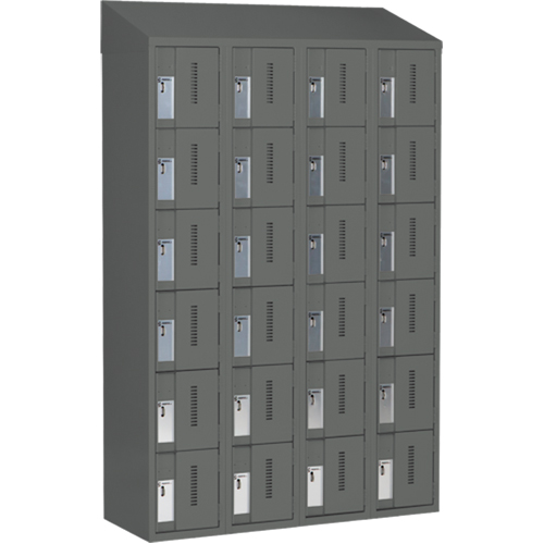 Casiers robustes Concorde, 6 niveaux, Bloc de 4, 48" x 18" x 78", Acier, Charbon, Soud&eacute; (assembl&eacute;) Air Extreme Inc.