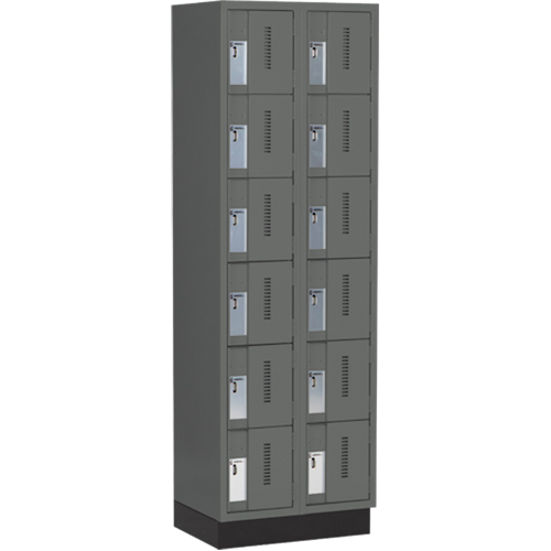 Casiers robustes Concorde, 6 niveaux, Bloc de 2, 24" x 18" x 76", Acier, Charbon, Soud&eacute; (assembl&eacute;) Air Extreme Inc.