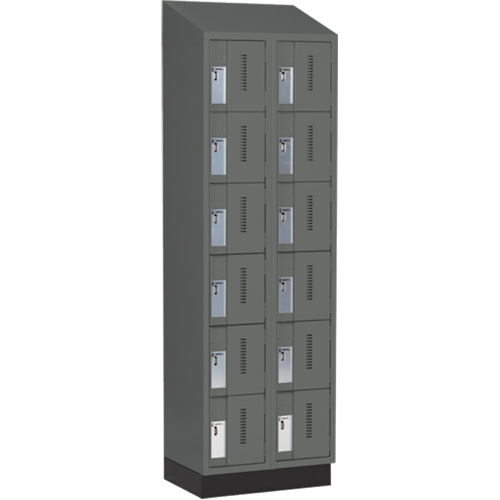 Casiers robustes Concorde, 6 niveaux, Bloc de 2, 24" x 18" x 82", Acier, Charbon, Soud&eacute; (assembl&eacute;) Air Extreme Inc.