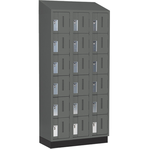 Casiers robustes Concorde, 6 niveaux, Bloc de 3, 36" x 18" x 82", Acier, Charbon, Soud&eacute; (assembl&eacute;) Air Extreme Inc.