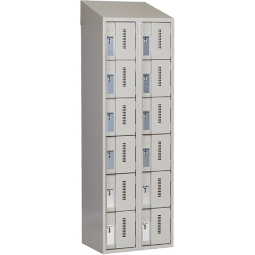 Casiers robustes Concorde, 6 niveaux, Bloc de 2, 24" x 18" x 78", Acier, Gris, Soud&eacute; (assembl&eacute;) Air Extreme Inc.