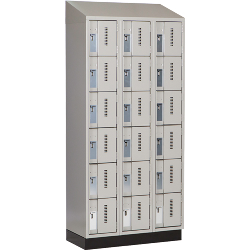 Casiers robustes Concorde, 6 niveaux, Bloc de 3, 36" x 18" x 82", Acier, Gris, Soud&eacute; (assembl&eacute;) Air Extreme Inc.